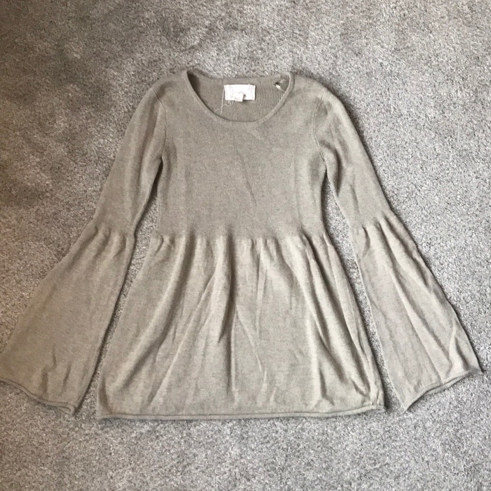 Bell sleeve sweater